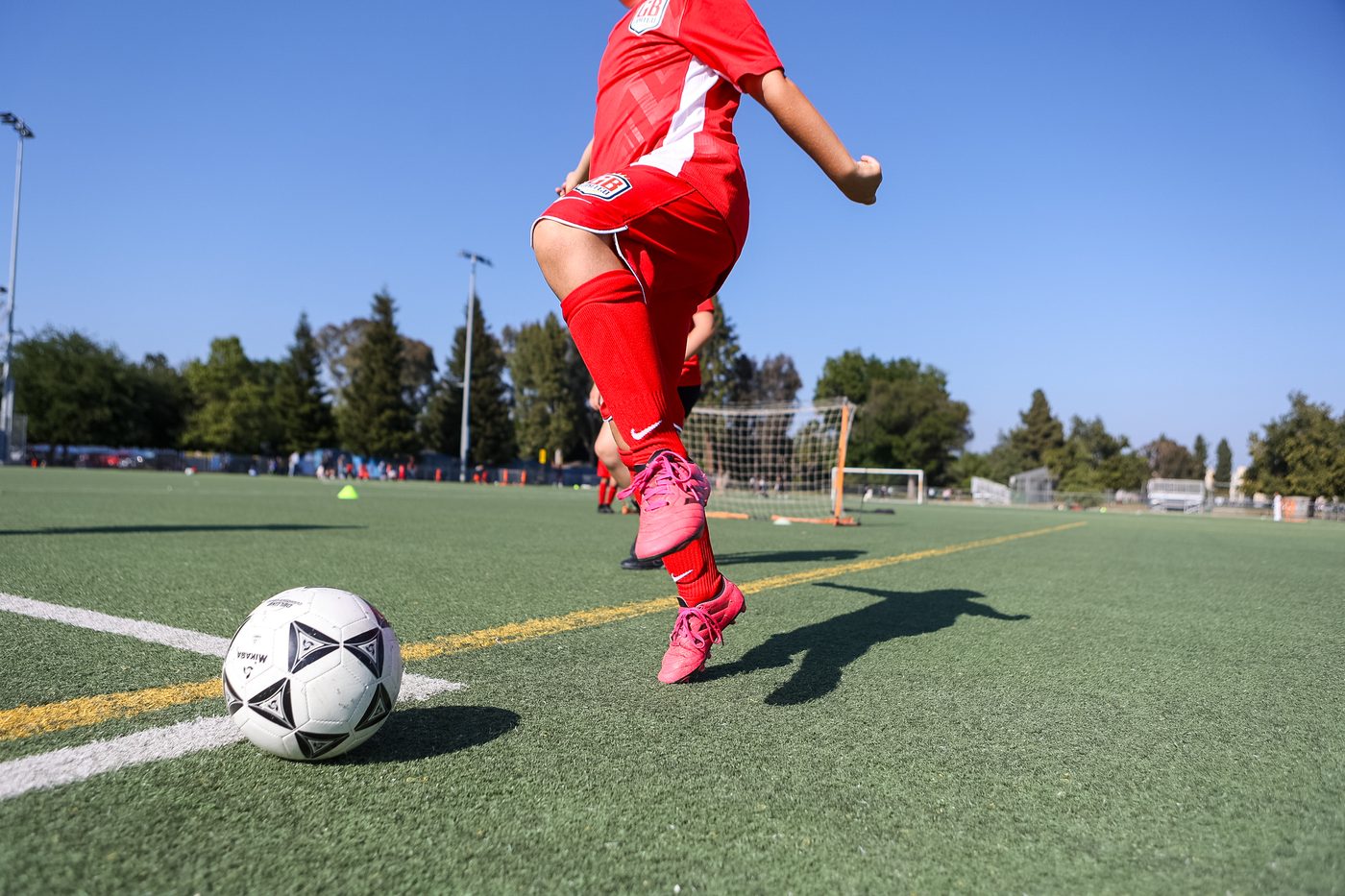 GB United player in action